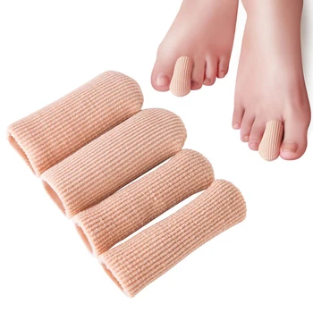 

3 Size New Durable Gel Cap Finger Toe Blister Callouses Relief Tube Protector Small Foot Care Health Toe Health to Insoles P0050