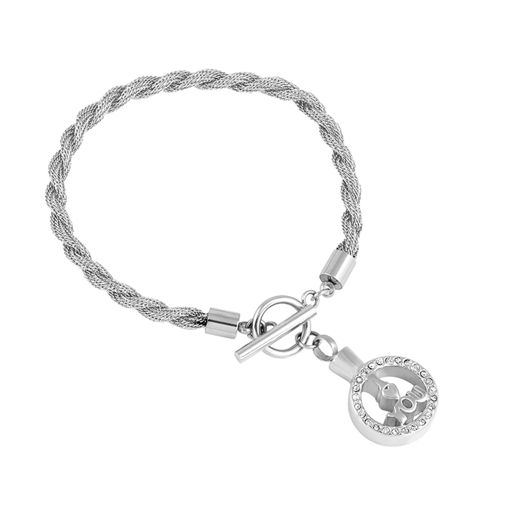 Cmb5079 New I Love You Memorial Urn Bracelets For Ashes Stainless Cmb5079 New I Love You Memorial Urn Bracelets For Ashes Stainless Steel Cremation Bracelet Bangles Women In From Jewelry Accessories On