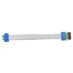 PCI Express Flex переместите кабель PCI-E 1X к 1x переходная плата для слота карты расширитель расширение ленты для Bitcoin Miner
