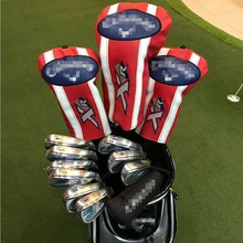XR гольф в комплекте XR гольф-клуба xr Драйвер+ fairway Wood стержень+ железный стержень+ пуш-ап графитовая Удочка/Сталь вал с головных уборов без каких-либо