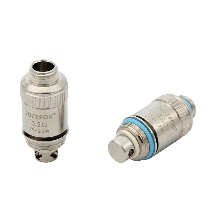 JUSTFOG туман 1 головка катушки 0.5ohm 0.8ohm анти-коса дизайн замена катушки Vape электронные сигареты в виде ручек 50 шт./партия