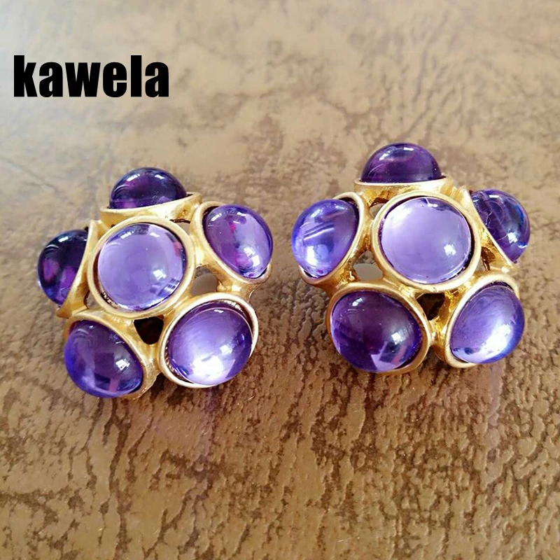 

Free Shipping New Mixed Color Opal Fashion Cute Sweet Earring Clip