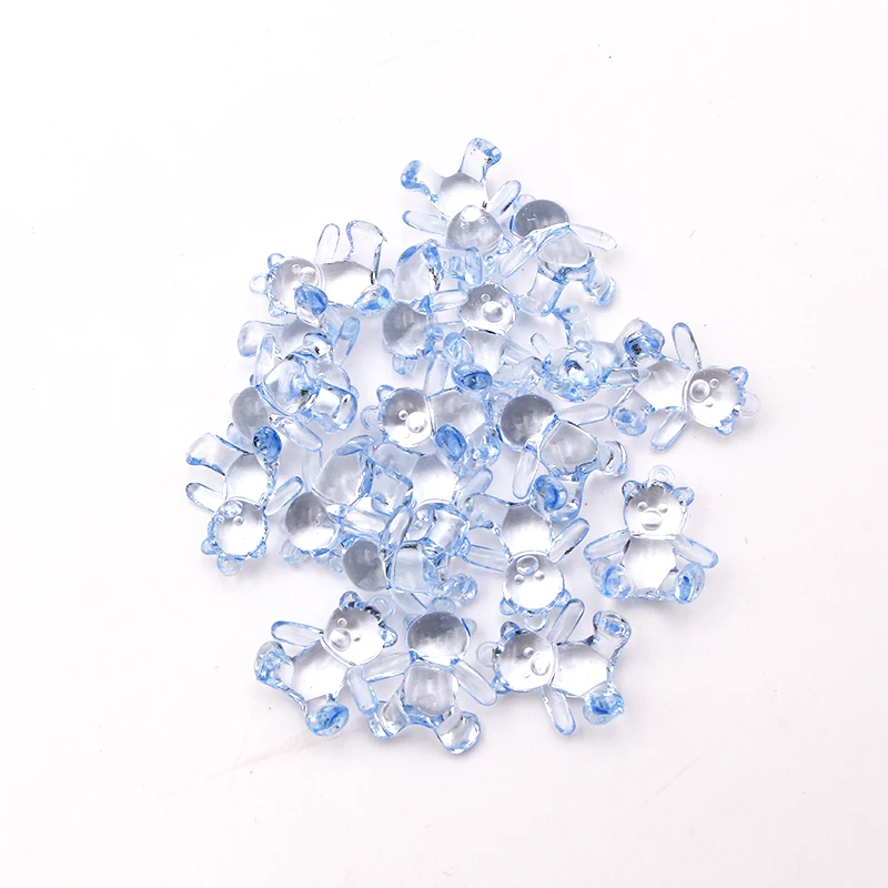 

30pcs Pink Blue Mini Milk Bear Baby Shower Favor Christening Party Favor Decor Birth Announcement Cake Gift Box Decorations