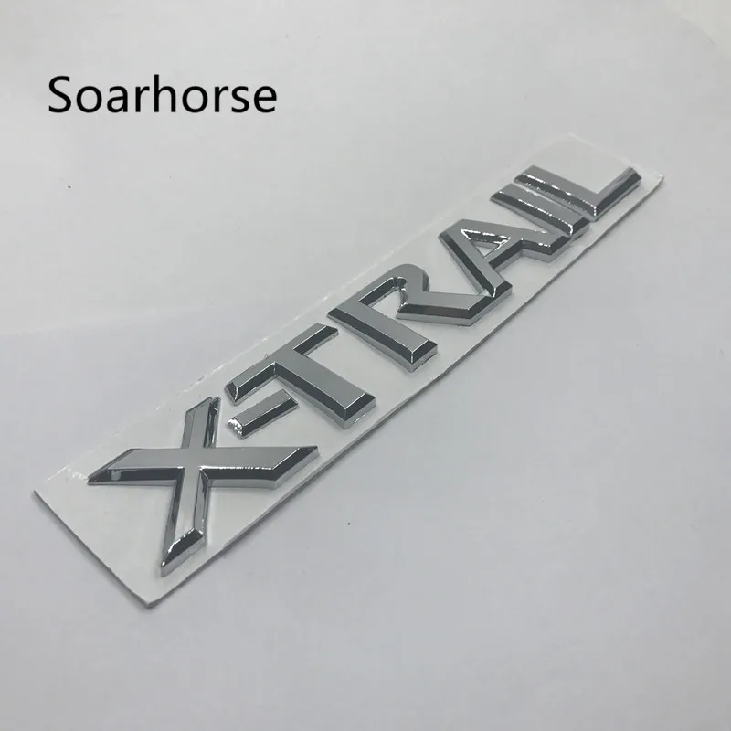 Soarhorse хром X Trail Xtrail эмблема значок буквы задний хвост наклейка для Nissan X-Trail Авто Стайлинг