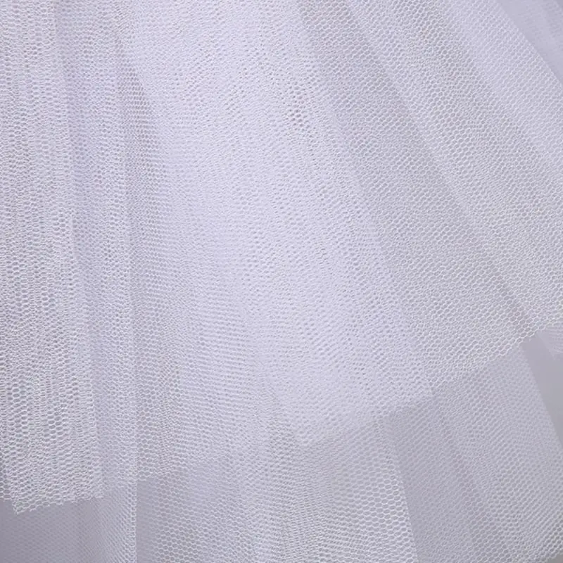 Однотонная балетная фатиновая короткая кринолиновая юбка многослойное бальное платье Лолита Нижняя юбка эластичный пояс с кулиской