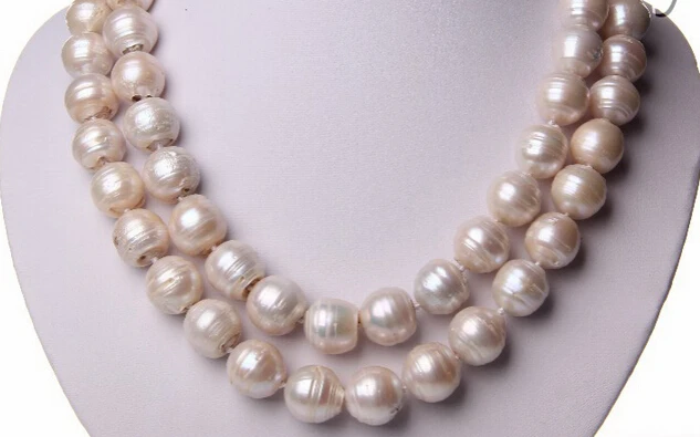 

xiuli 0015230 baroque white keshi reborn freshwater pearl necklace
