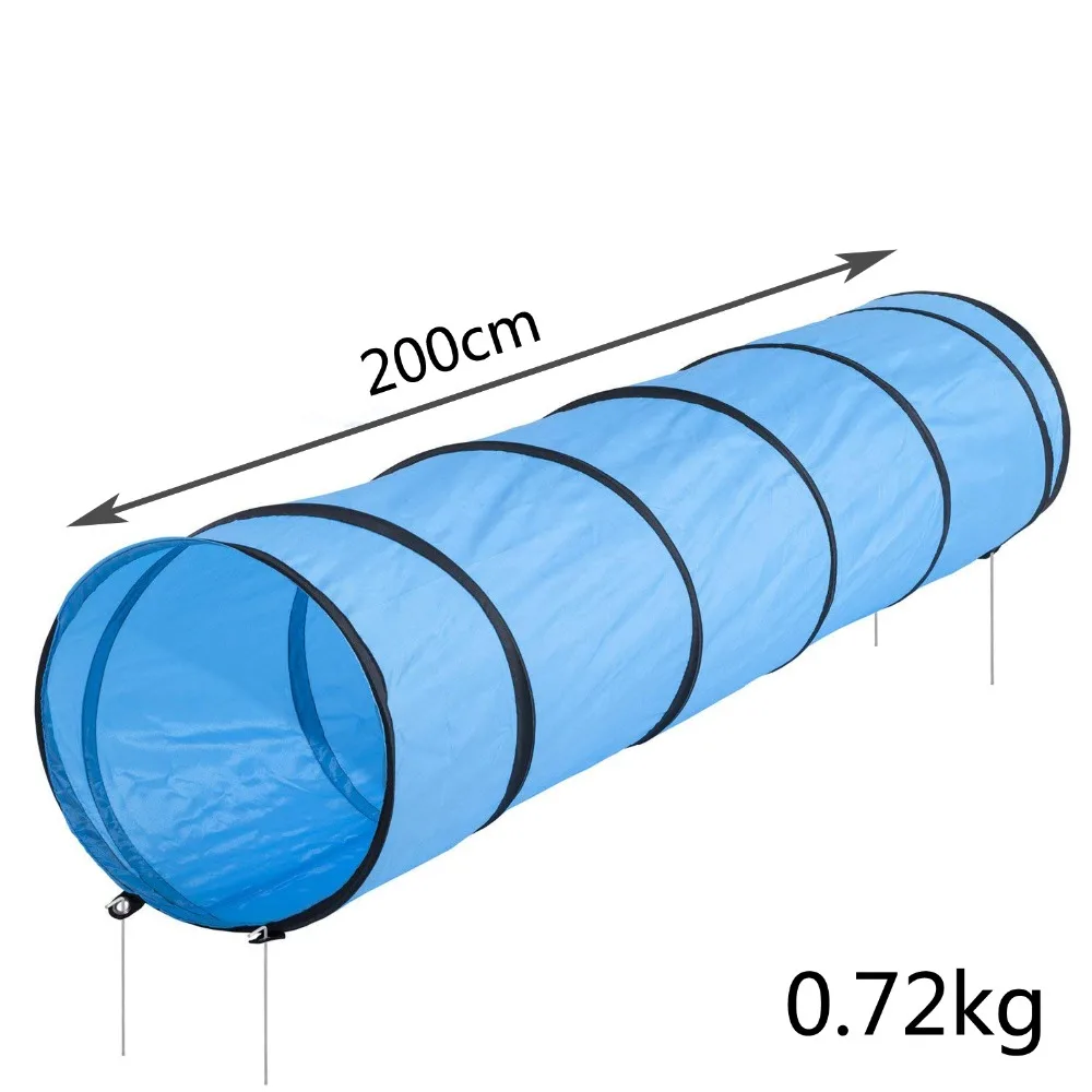 Горячая Распродажа(длина) 200*(ширина) 43 см туннель для питомцев собачий туннель ловкость тренировочный туннель для послушания Синий 200 см длина