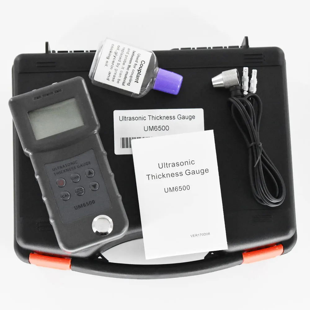 

Ultrasonic Thickness Gauge UM6500 1.0-245mm 0.05-8inch thickness meter tester