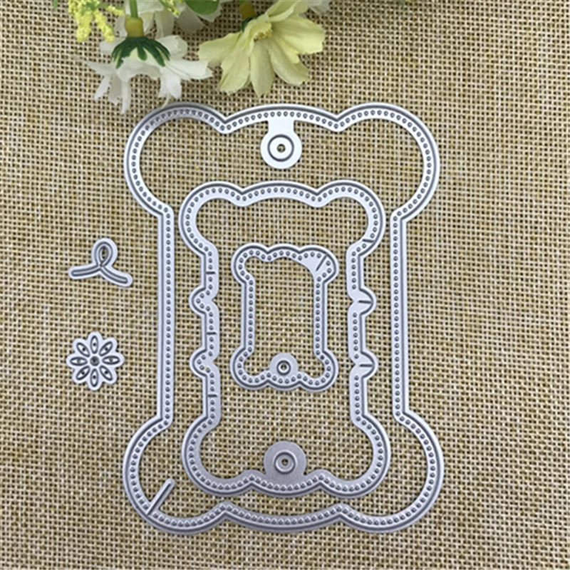 

Frame Metal Cutting Dies Stencil Scrapbooking Photo Album Card Paper Embossing Craft DIY Dies Cutting