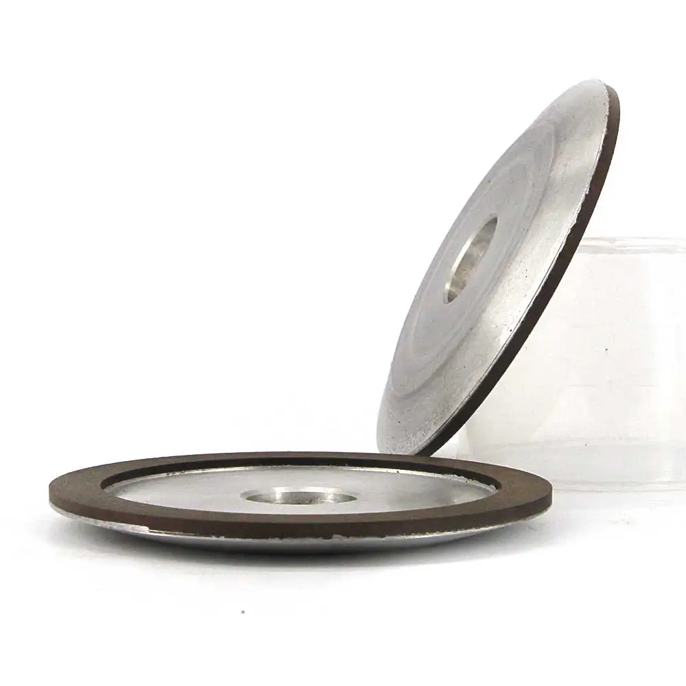 2pcs 4A2 resin bond diamond grinding wheel for tungsten carbide hard alloy grinding n sharpening forturetools abrasive tool R015