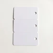 20 шт./партия белая пластиковая пустая для струйной печати 3up ПВХ карта для ключей карты члена печати Epaon или Canon струйных принтеров