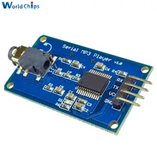 YX5300 UART ttl последовательное управление MP3 музыкальный плеер модуль Поддержка MP3/WAV Micro SD/SDHC карты для Arduino/AVR/ARM/PIC 3,2-5,2 В DC