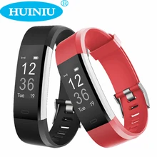Huiniu ID115HR плюс сердечного ритма умный Браслет Bluetooth GPS спортивные SmartBand Водонепроницаемый шагомер браслет для IOS Android
