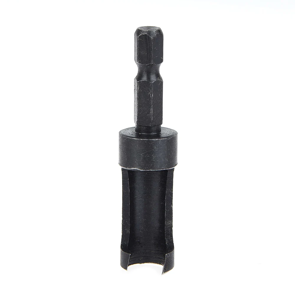 4 Piece 6mm 10mm 13mm 16mm Carbon Steel Wood Work Plug Cutter Cutting Power Tool Wood Plug Cutter Cutting Tool Drill Bit Set