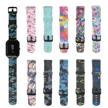 

20mm Strap for Amazfit Bip Strap Soft Silicone Wristband Belt Bracelet Accessories for Xiaomi Huami Amazfit Bip Youth Watch