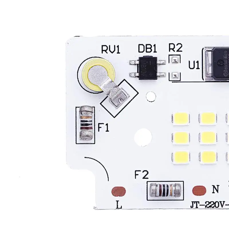 CLAITE 1 шт. 5 шт. 10 шт. 10 Вт светодиодный SMD2835 чип лампы Интегрированный Смарт IC драйвер бесплатно для прожектор светильник AC220V Дисплей сцены