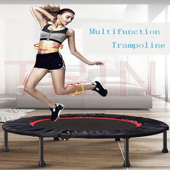 

New 40 Inches Fitness Trampoline Children Foldable Portable Round Professional For Adult Multifunction Lose Weight Muscle Gain