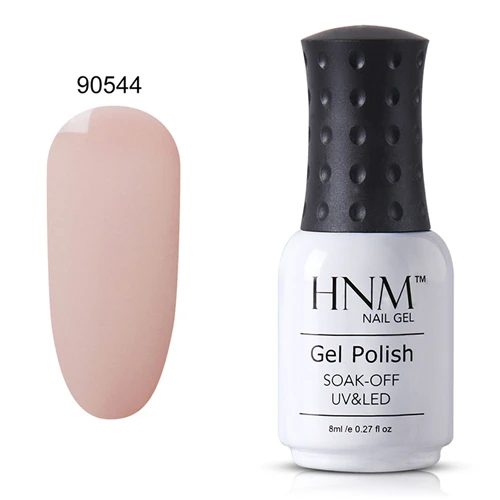 HNM 8 мл полуперманентное верхнее Базовое покрытие Лаки Гель-лак для ногтей штамповочный светильник цветной Nagellak лаки для ногтей Hybird Enamel - Цвет: 90544