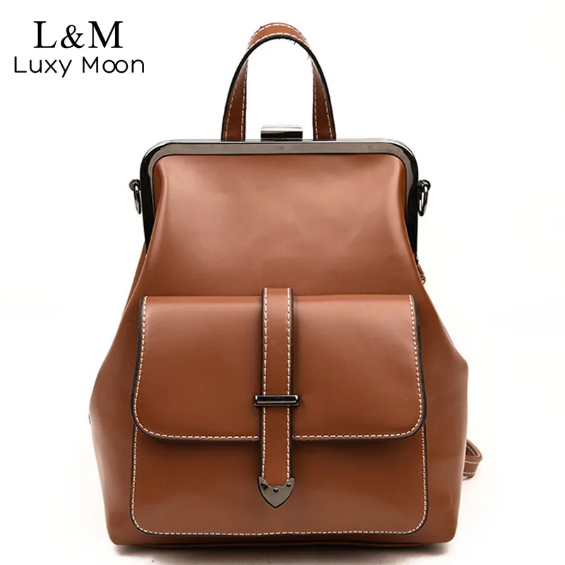 Vintage PU Leather Backpack Women 2018 Fashion Solid School Bag For Teenage Girls Female Travel Backpacks Shoulder Bags XA524H Vintage PU Leather Backpack Women 2018 Fashion Solid School Bag For Teenage Girls Female Travel Backpacks Shoulder Bags XA524H