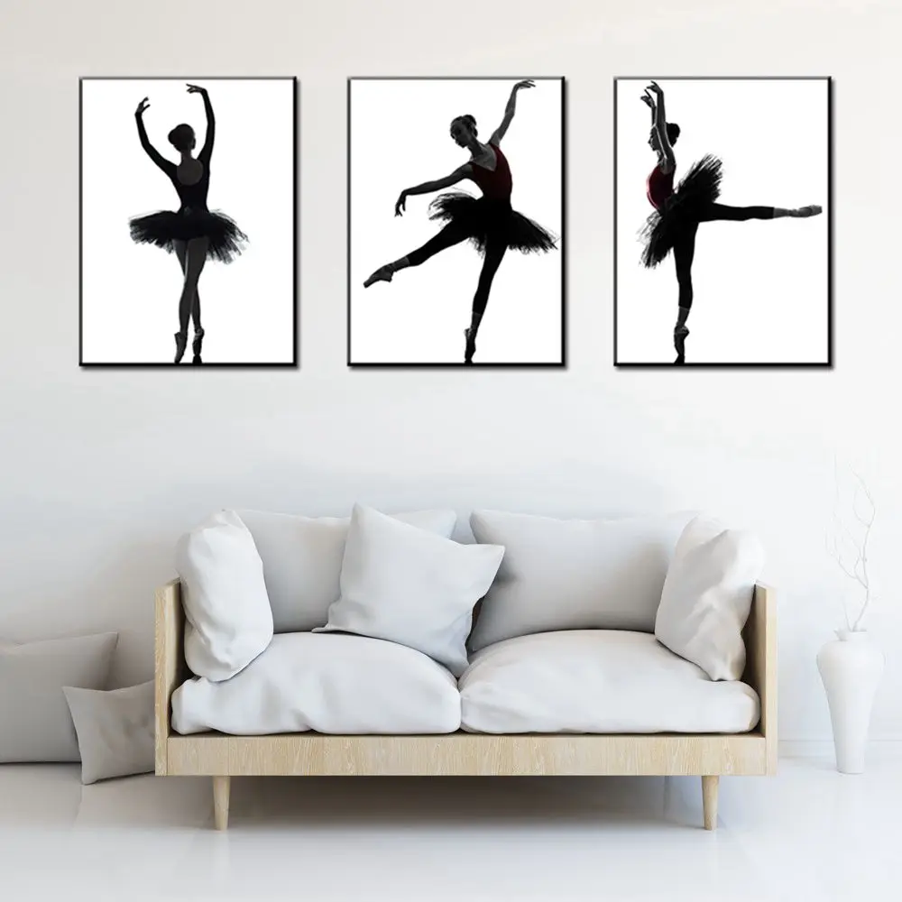US $9.13 17% OFF|Eleganz Ballett Tänzerin Weiß und Schwarz Poster Drucken auf Leinwand 3 stück Wand Kunst für Wohnzimmer Decor Büro Kunstwerk drop US $9.13 17% OFF|Eleganz Ballett Tänzerin Weiß und Schwarz Poster Drucken auf Leinwand 3 stück Wand Kunst für Wohnzimmer Decor Büro Kunstwerk drop