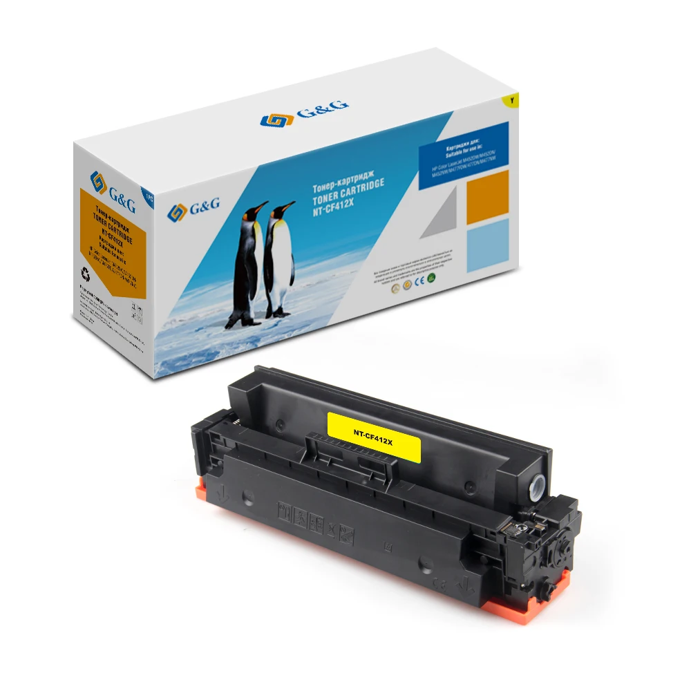 Тонер-картридж G&ampG NT-CF412X для HP LaserJet Color M452 dn/dw/nw M477 fdn/fdw/fnw (5000стр) | Компьютеры и офис