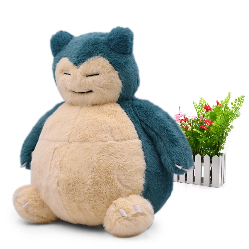 

12' Anime Detective Pikachu Snorlax Plush Soft Toy Christmas Gift For Children