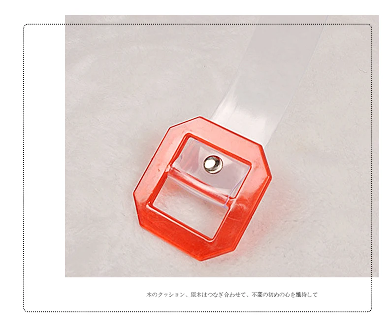 Women Transparent English letter Belt Volorful Gentlewoman Jean Accessories PVC belts Purple Red Transparent Buckle Summer Style Trendy Strap1 (10)