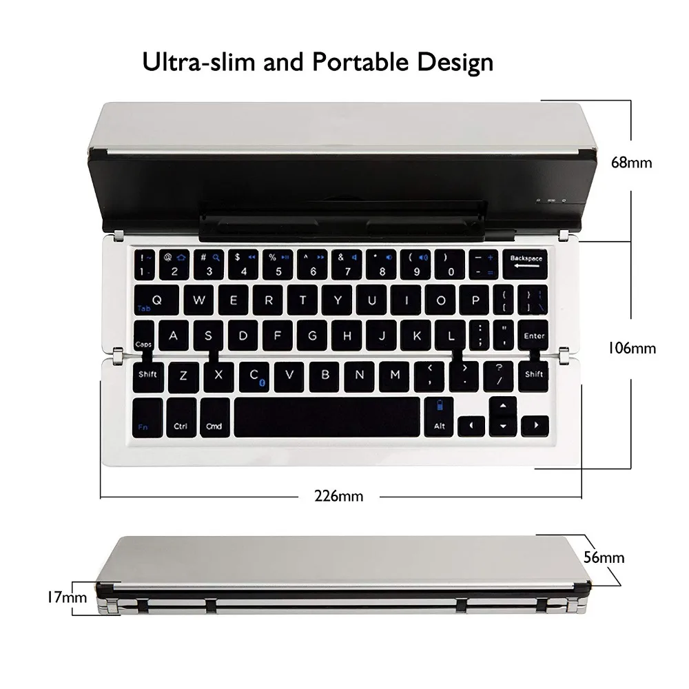 Animuss Wireless Mini Folding BlueTooth Keyboard for Smartphones and Tablet PC Animuss Wireless Mini Folding BlueTooth Keyboard for Smartphones and Tablet PC