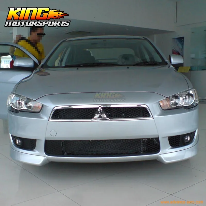 Для 2008- OE стиль PP передний бампер спойлер обвес для Mitsubishi Lancer