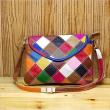 Для женщин Наплечная Сумка дизайнер повседневное Мужская тотализаторов сумки из коровей кожи плед панелями маленькая сумка Женская дорожная