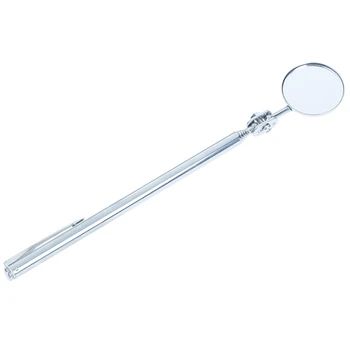 

NEW 1PCS Retractable Flexible Telescopic Inspection Round Mirror With Pocket Clip