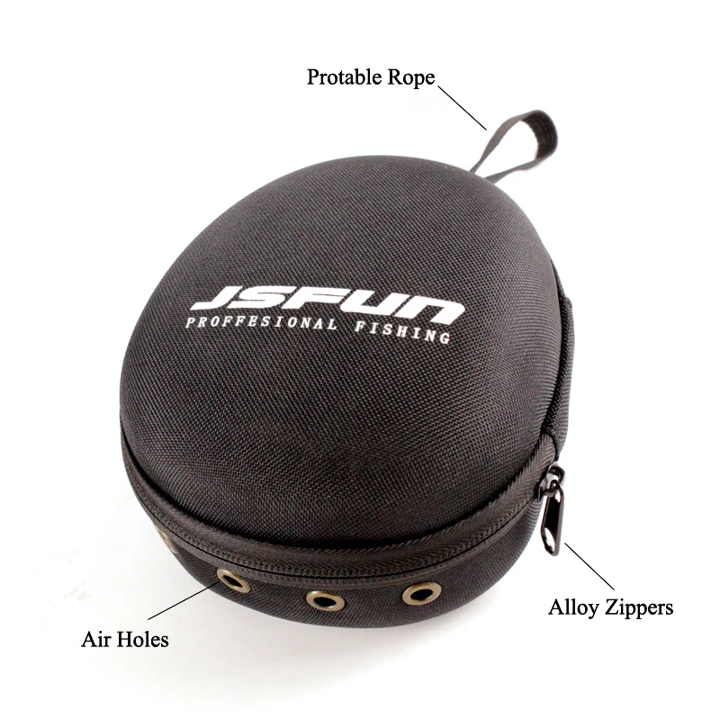 Portable EVA Fishing Reel Bag Protective Case Cover for Drum/Spinning/Raft Reel Fishing Pouch Bag Fishing Accessories PJ74
