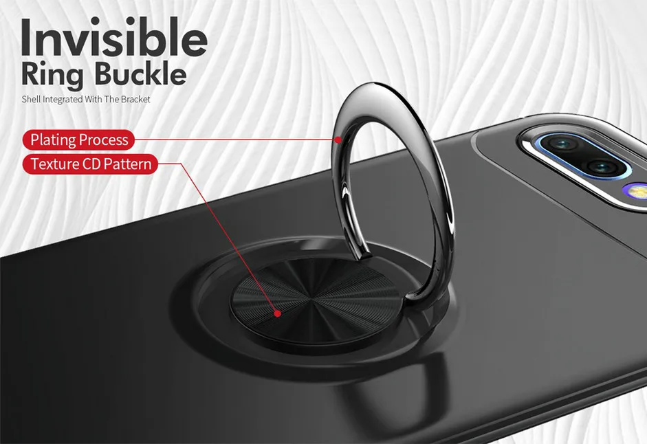 Case for Huawei Honor 10 Cover Magnetic Ring Holder Case For Huawei P20 P10 Lite Mate 10 Pro P8 P9 Lite 2017 Honor 9 Coque (3)
