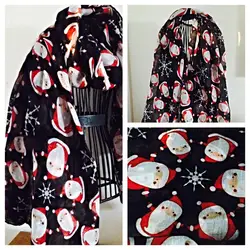Санта-Клауса шарф шаль Новый Дизайн Дед Мороз праздничный 100 шт./лот Бесплатная доставка