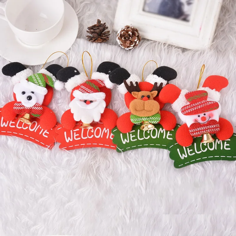 Ornements de sapin de noël bienvenue nouvel an pendentif suspendu