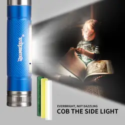 Открытый и спортивный фонарик мини супер яркий COB светодиодный фонарик для отдыха свет кольцо для ключей брелок-фонарик лампа 5,0