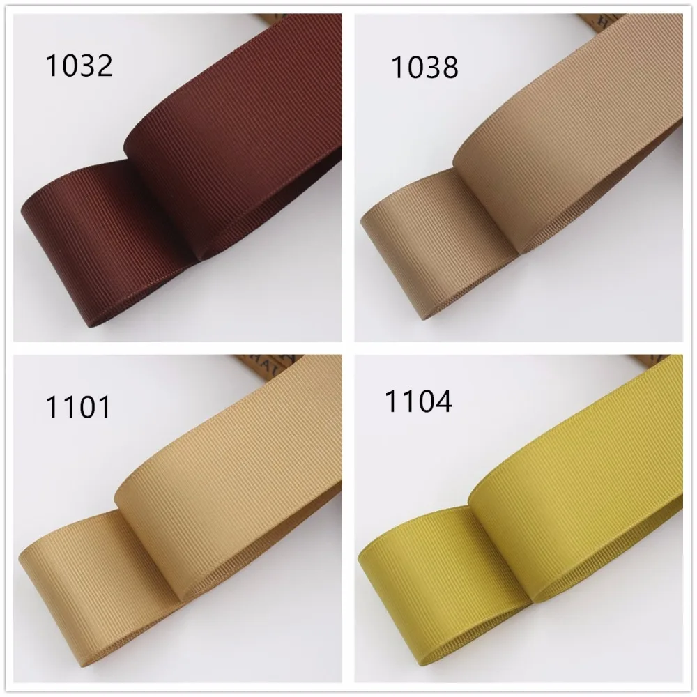 38mm Solid Color Grosgrain Ribbon 10 yards DIY handmade clothing accessories Jewelry & Accessories ribbon decoration ribbon supplies grosgrain ribbon