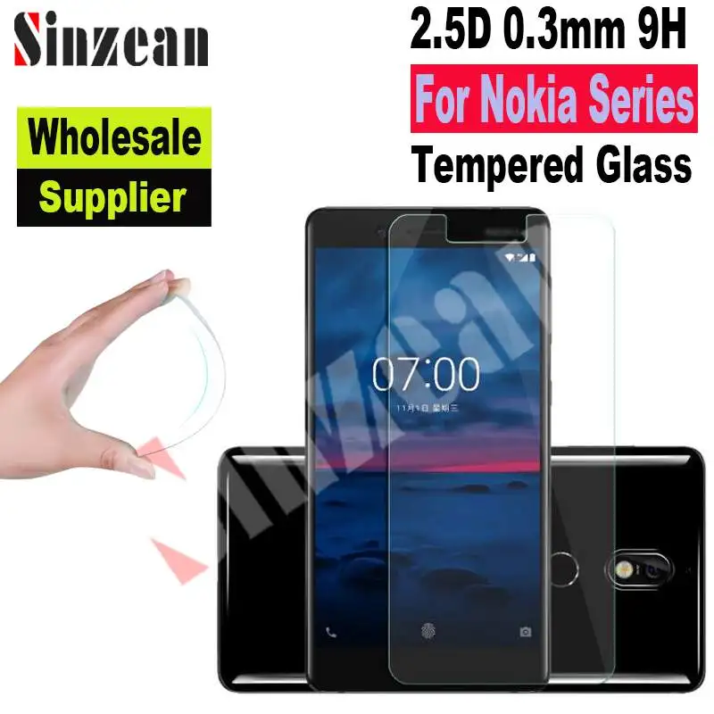 50 шт. для Nokia 9/8. 1 Plus/7,1/3,1 Plus 2.5D Закаленное стекло для Nokia 1 Plus/2,2/3,2/4,2/X71 Защитная пленка для экрана