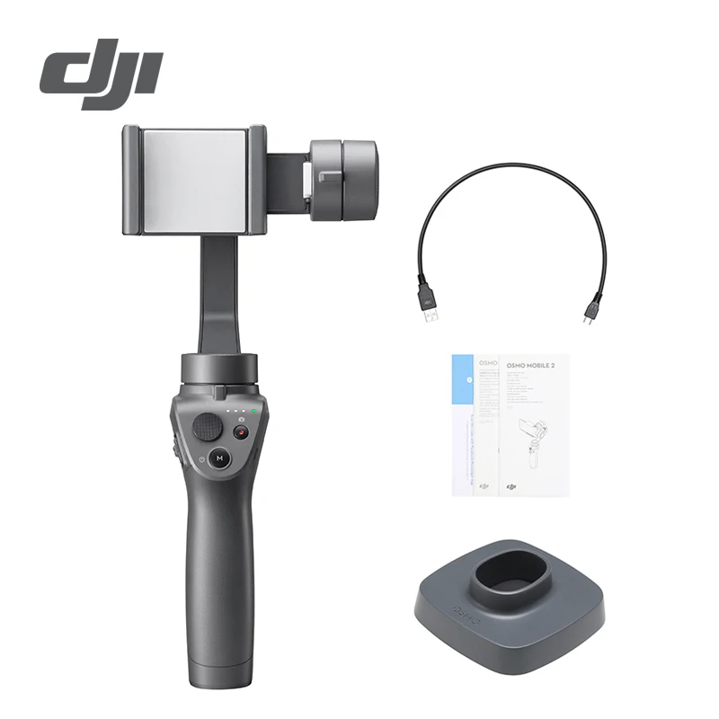 

DJI Osmo Mobile 2 Gimbal 3-Axis Handheld Stabilizer with Smooth Video / Motion Timelapse / Zoom Control /Panorama for Smartphone