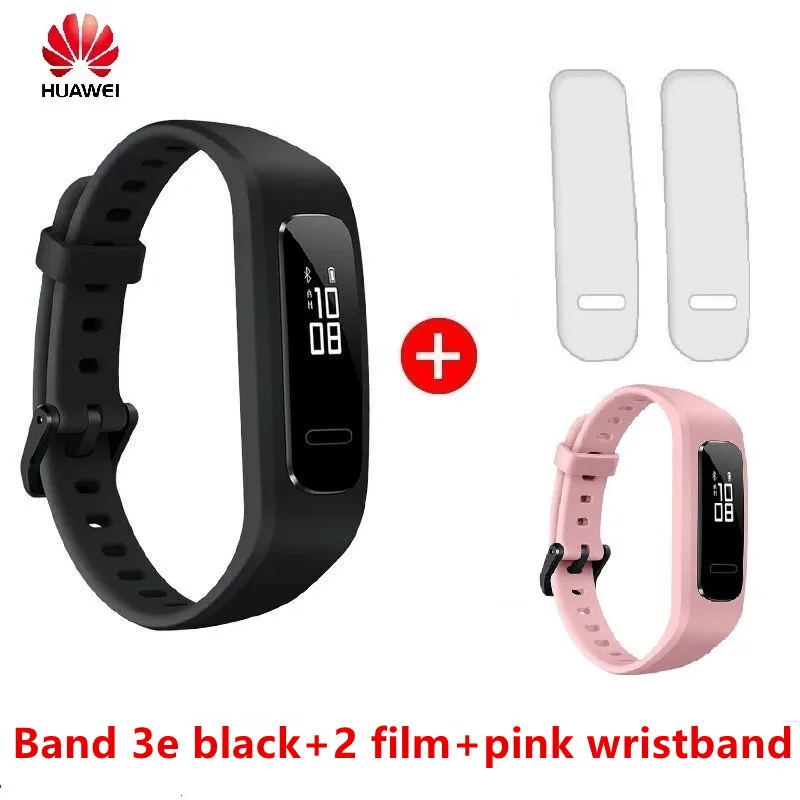 huawei Band 3e 50 метров водонепроницаемый СНПЧ разработка интеллектуального бега Спортивный Браслет мониторинг сна - Цвет: Bl n 2 fil n pin str