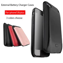 5000/7200 мАч модный умный Магнитный чехол-бампер из ТПУ для внешнего зарядного устройства, чехол для iPhone 6 6s 7 8 Plus