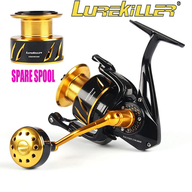 100% Japan Made Lurekiller Saltist Cw3000-cw10000 Metal Spinning Reel With  Extra Spare Spool 10bb 15kgs Drag Fishing Reel - Fishing Reels - AliExpress