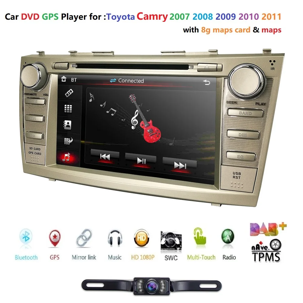 Top Hizpo Car Multimedia player Autoradio 2Din 8" HD Car Radio Audio Stereo Touch Screen auto MP5 Player Bluetooth TF USB FM camera 2