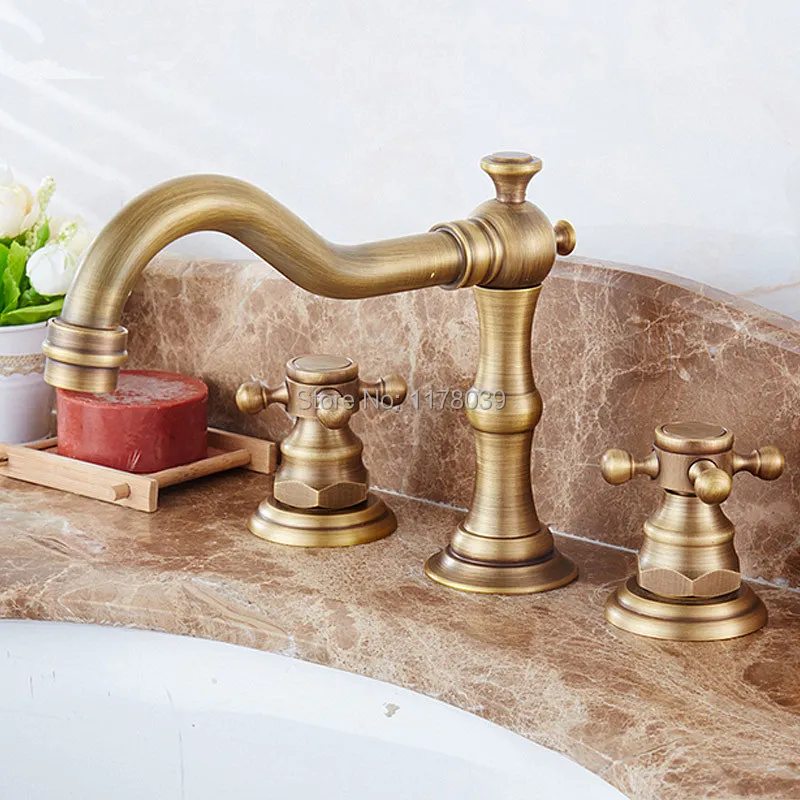 3 Hole Bathroom Faucet popular antique faucets bathroom 3 hole bronze-buy cheap antique 3 Hole Bathroom Faucet popular antique faucets bathroom 3 hole bronze-buy cheap antique