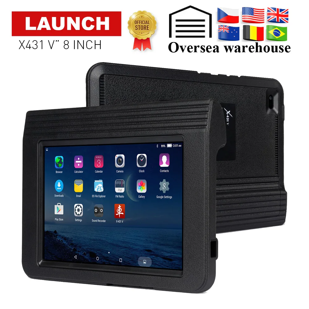 Диагностический инструмент Launch X431 V 8 Поддержка версии Bluetooth/Wifi Full Системы