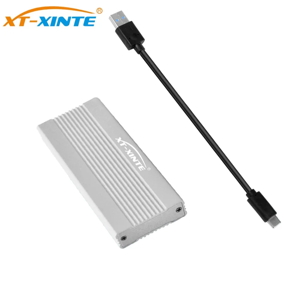 

Aluminium Alloy NVME M.2 HDD Enclosure TYPEC3.1 Mobile Hard Disk Case Box M Key USB3.1 PCIE PCI-E TYPE C SSD Adapter Case 10Gbps