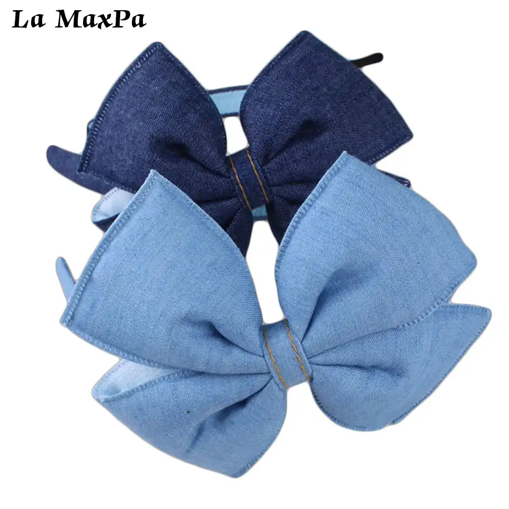 denim headband for baby