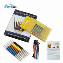 10 шт./компл. микро сим карт IC зажим SOP SOIC/TSSOP/тсоп/SSOP/MSOP/PLCC/QFP/TQFP/LQFP/SMD IC тест чип pin мини чипов разъем адаптера
