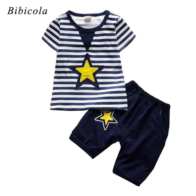 BibiCola Baby boy Clothing Set Infant Boys Summer Clothes newborn Boys