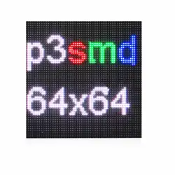 3 шт. 1/16 просмотров 3in1 smd rgb P3 Крытый полноцветный p3 светодиодный модуль для рекламы СМИ HD LED Дисплей 192*192 мм 64*64 пикселей